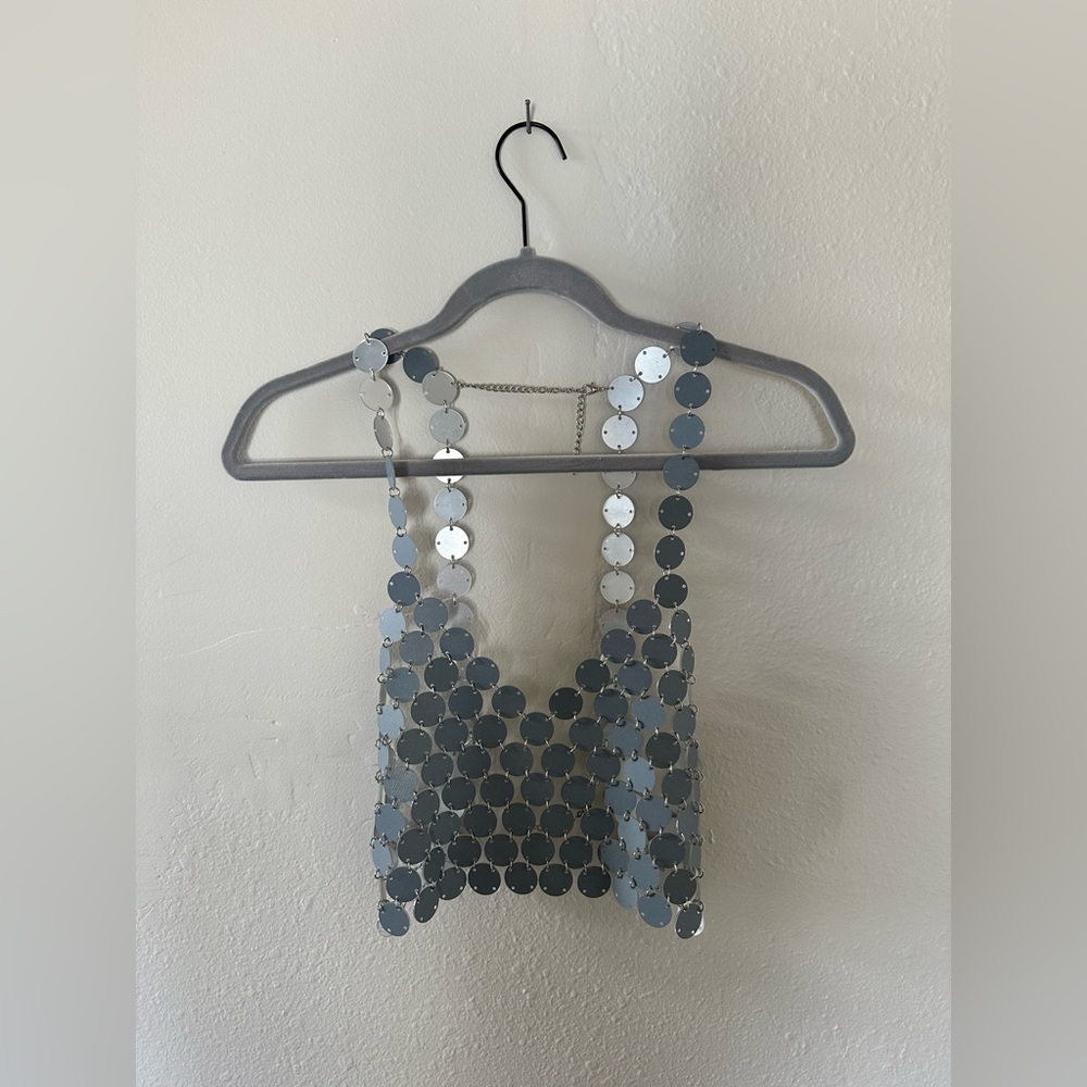 Disco/Mirrorball cool crop top!!